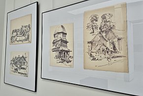 ,,Piórkiem, węglem i... słowem” szkice Wiktora Zina. 100. rocznica urodzin Artysty-364175