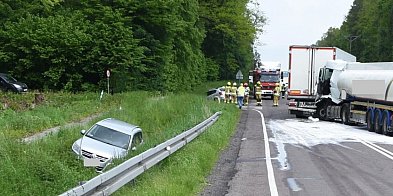Karambol na DK17 w Dąbrowie Tarnawackiej – cztery pojaz-364224