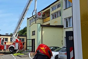 Zamojscy strażacy ćwiczą w bursie -364512