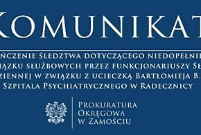 Lubelskie/ Akt oskarżenia wobec funkcjonariuszy SW w związku z ucieczką podejrzane-364535