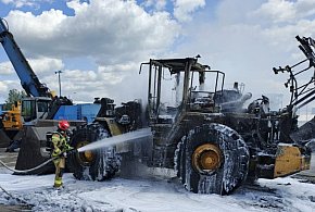 Groźny pożar na stacji kolejowej Zamość – Bortatycze-364762
