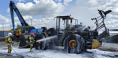 Groźny pożar na stacji kolejowej Zamość – Bortatycze-364762
