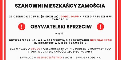 STOP nielegalnym imigrantom. W Zamościu pikieta-364893