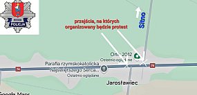 Burza wokół DK 74. Mieszkańcy Jarosławca wychodzą na dr