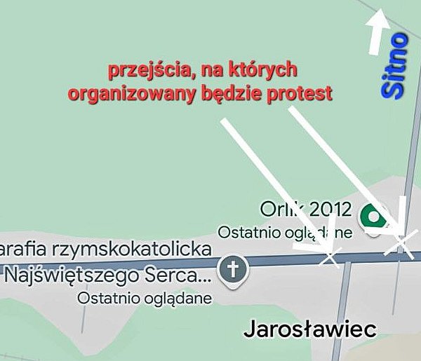Burza wokół DK 74. Mieszkańcy Jarosławca wychodzą na drogę-365081