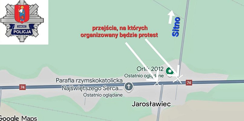 Burza wokół DK 74. Mieszkańcy Jarosławca wychodzą na drogę - 365081