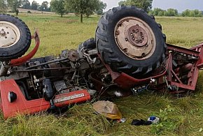 Wypadek w Gródku. Ciągnik przygniótł 83-letniego rolnika-365771