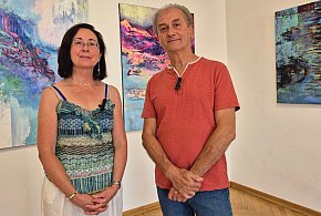 Metamorfozy Państwa Wróblewskich - wywiad z malarzami w Galerii Zamojskiej-366184