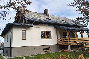 Pożar domu w Białobrzegach-6083