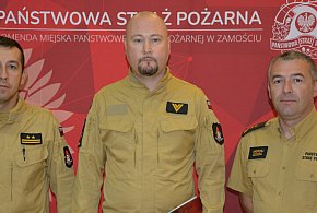 Komendant wyróżnił postawę zamojskiego strażaka-366638
