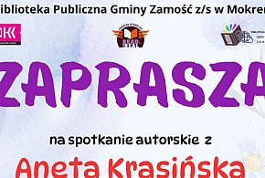 Spotkanie autorskie z Anetą Krasińską w Bibliotece Publicznej Gminy Zamość-368289