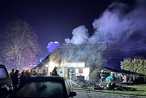 Dramatyczny pożar w Narolu. 26 strażaków w akcji-368517