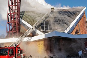 Pożar dachu kościoła przy ul. Kunickiego w Lublinie-368876