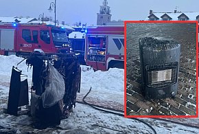 Piecyk gazowy niemal spalił targowisko-369289