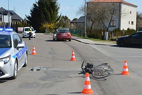 Gmina Zamość. 84-letni rowerzysta potrącony na skrzyżowaniu