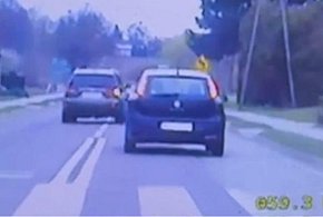 Hrubieszów: Niebezpieczne wyprzedzanie. Policja nie miała litości