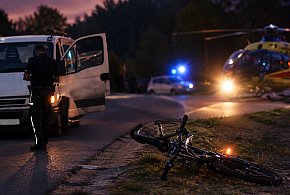 Tereszpol. 10-latka wpadła rowerem pod Iveco