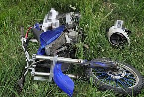 Tarnogród – Różaniec. Wypadek z udziałem nieletniego motocyklisty