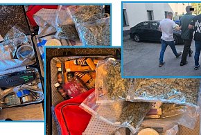 26 kg narkotyków i 400 tys. zł. Wielka akcja policji z Zamościa