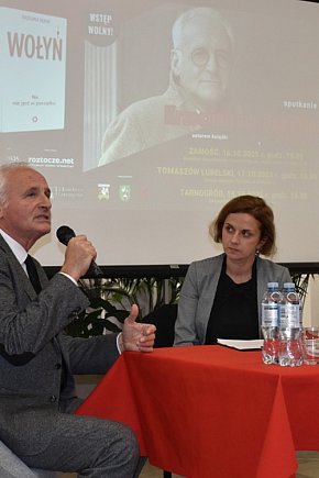 Krzesimir Dębski o Wołyniu. Spotkanie w Tarnogrodzie-6082