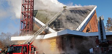 Pożar dachu kościoła przy ul. Kunickiego w Lublinie-368876
