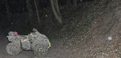 Wypadek w lesie pod Turobinem. Quad przygniótł 33-latka