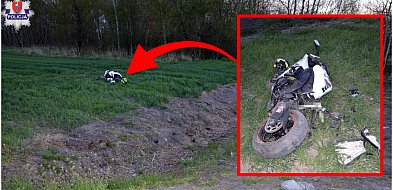Dwa groźne wypadki motocyklistów w powiecie zamojskim