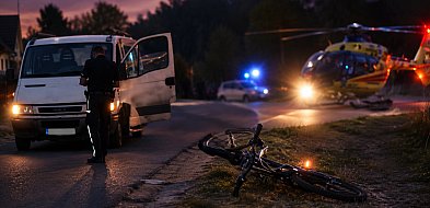 Tereszpol. 10-latka wpadła rowerem pod Iveco.