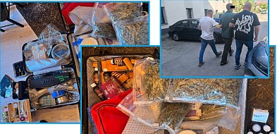26 kg narkotyków i 400 tys. zł. Wielka akcja policji z Zamościa