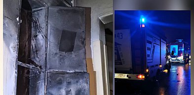 Alarm o 5:27! Strażacy ruszyli do pożaru w bloku w Zamościu