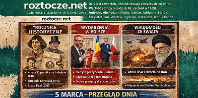 Dziś w kraju i na świecie (czwartek, 5 marca)