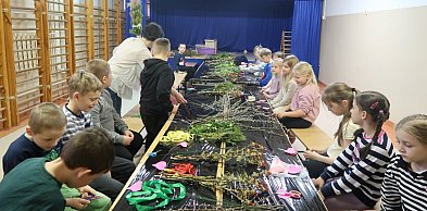 Palmy wielkanocne w Łabuńkach Pierwszych