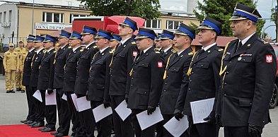 Dzień Strażaka w KM PSP w Zamościu. Strażacy odebrali awanse i odznaczenia