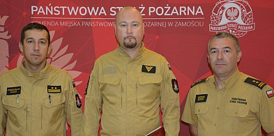 Komendant wyróżnił postawę zamojskiego strażaka-366638