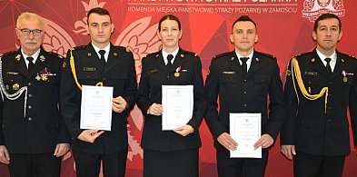 Zamojscy strażacy z awansami-368229