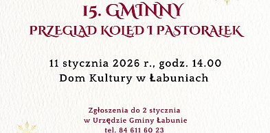 XV Gminny Przegląd Kolęd i Pastorałek w Łabuniach – zaproszenie-368938