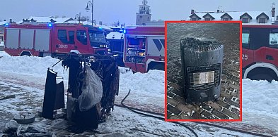 Piecyk gazowy niemal spalił targowisko-369289