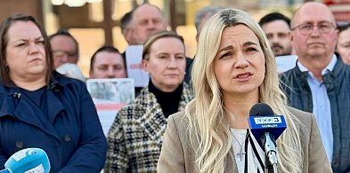 Gromadzka ostro o wecie prezydenta. Konferencja w Biłgoraju