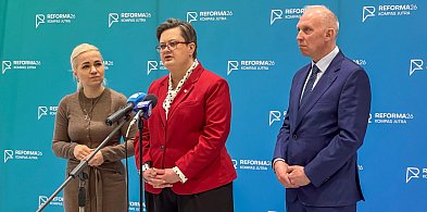 Sekretarz stanu Katarzyna Lubnauer w Biłgoraju