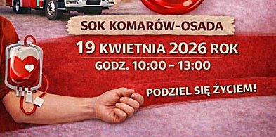Oddaj krew - akcja strażaków z Komarowa-Osady