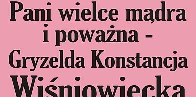 Czwartki u Stanisława. Gryzelda Konstancja Wiśniowiecka