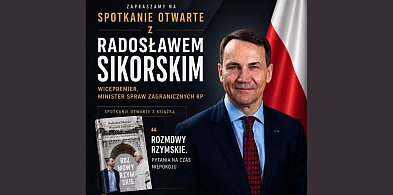 Spotkanie z Radosławem Sikorskim w Tarnogrodzie