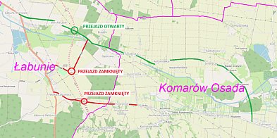 Zmiana organizacji ruchu w Gminie Łabunie i Komarów