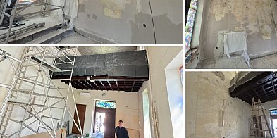 Tomaszów. Kaplica szpitalna w remoncie. Spór o drzwi