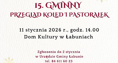 XV Gminny Przegląd Kolęd i Pastorałek w Łabuniach – zaproszenie-368938