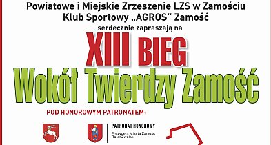 XIII Bieg Wokół Twierdzy Zamość już 2 maja