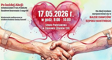 Krwiodawcy na podium. Akcja poboru krwi w Żdanowie