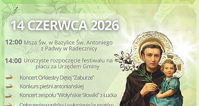 VI Festiwal Antoniański w Radecznicy. Czerwone Gitary gościem spotkania