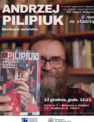 Spotkanie autorskie z Andrzejem Pilipiukiem w Zamościu-368499