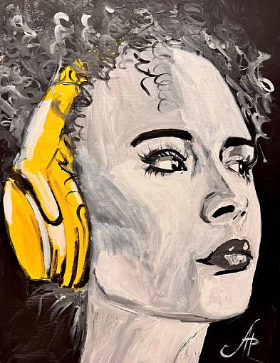 Agnieszka Palonka licytuje swój obraz dla chorego Marcela-369061